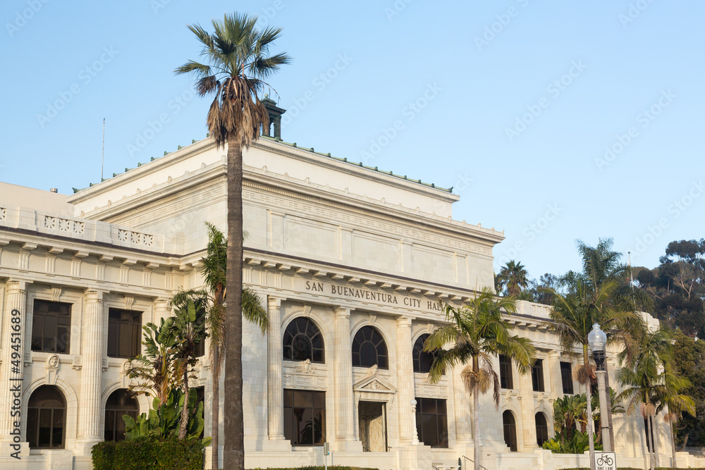 Obraz premium Ventura or San Buenaventura city hall