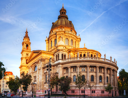 Obraz na płótnie St. Stefan basilica in Budapest, Hungary w salonie