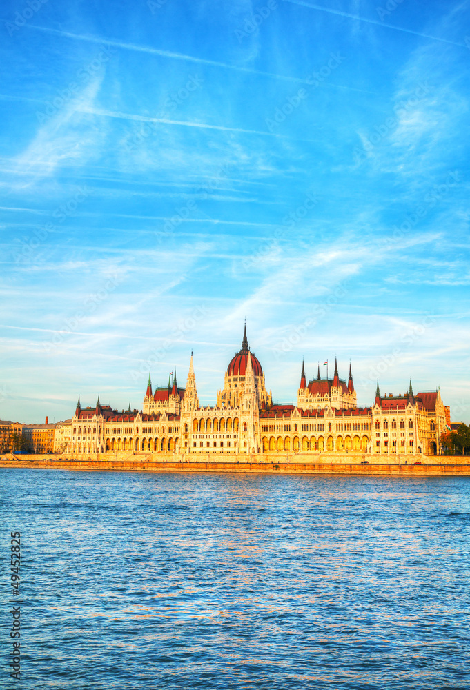 Hungarian Parliament building in Budapest Hungarian Parliament building in Budapest