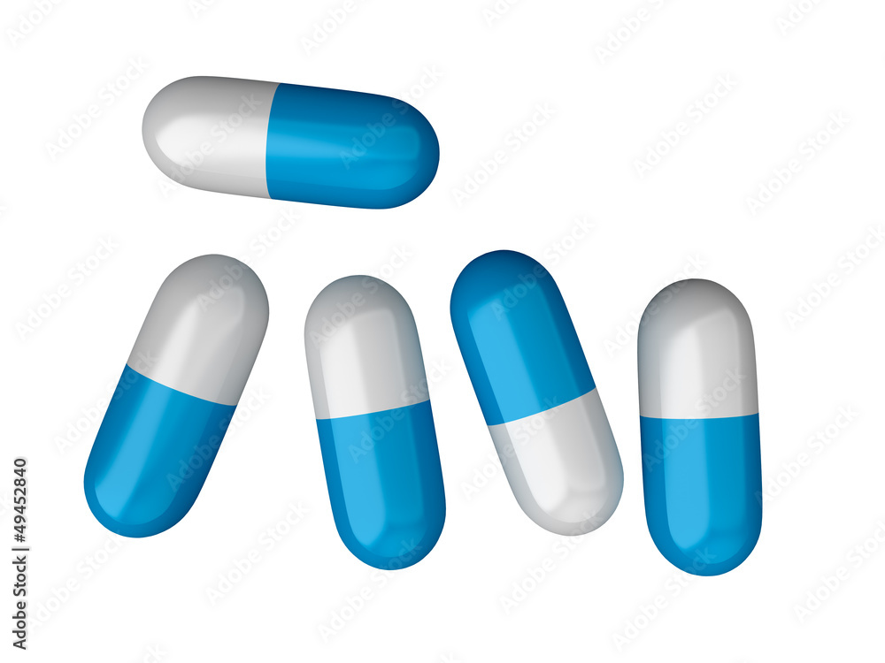 Medical, Blue Capsules Medical, Blue Capsules