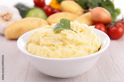 potato puree, mashed potato