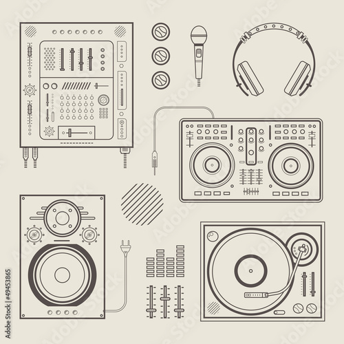DJ icons
