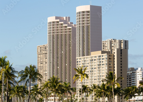 Modern hotel in Waikiki Hawaii © steheap