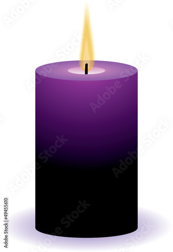 Purple candle