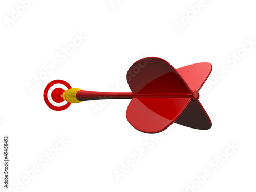 Red Arrow with Target
