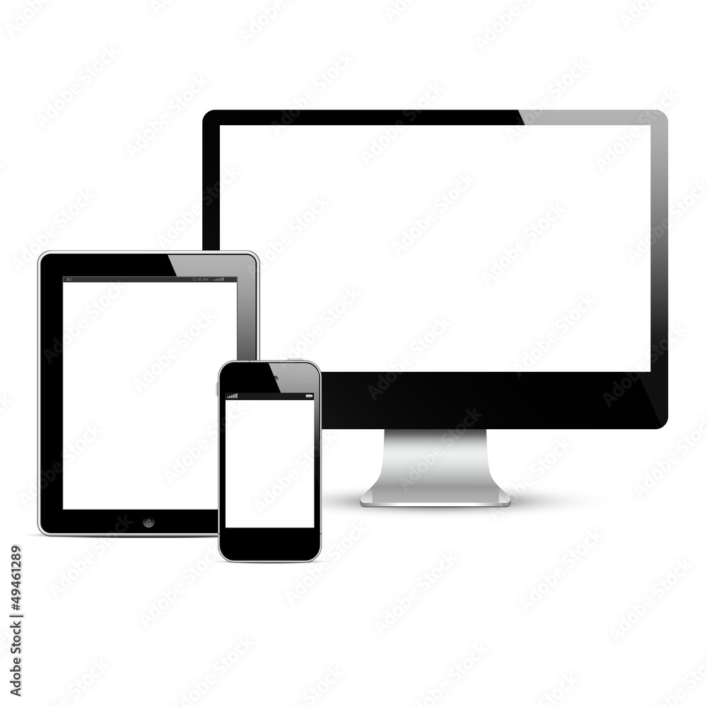 Set of Modern Digital devices Set of Modern Digital devices