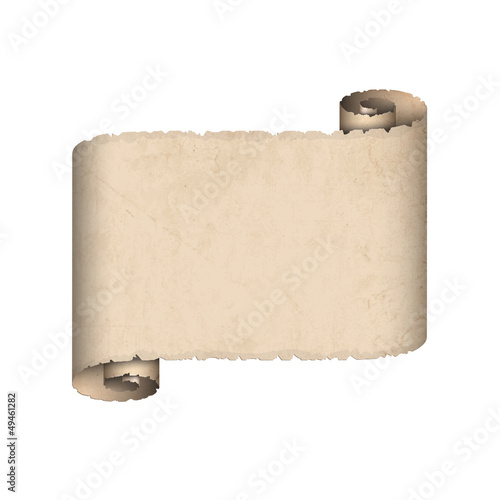 Old scroll paper