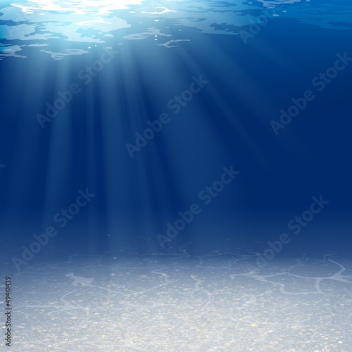 Vector Illustration of an Underwater Background
