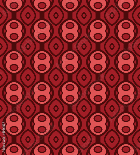 Terracotta pattern with rounds_1