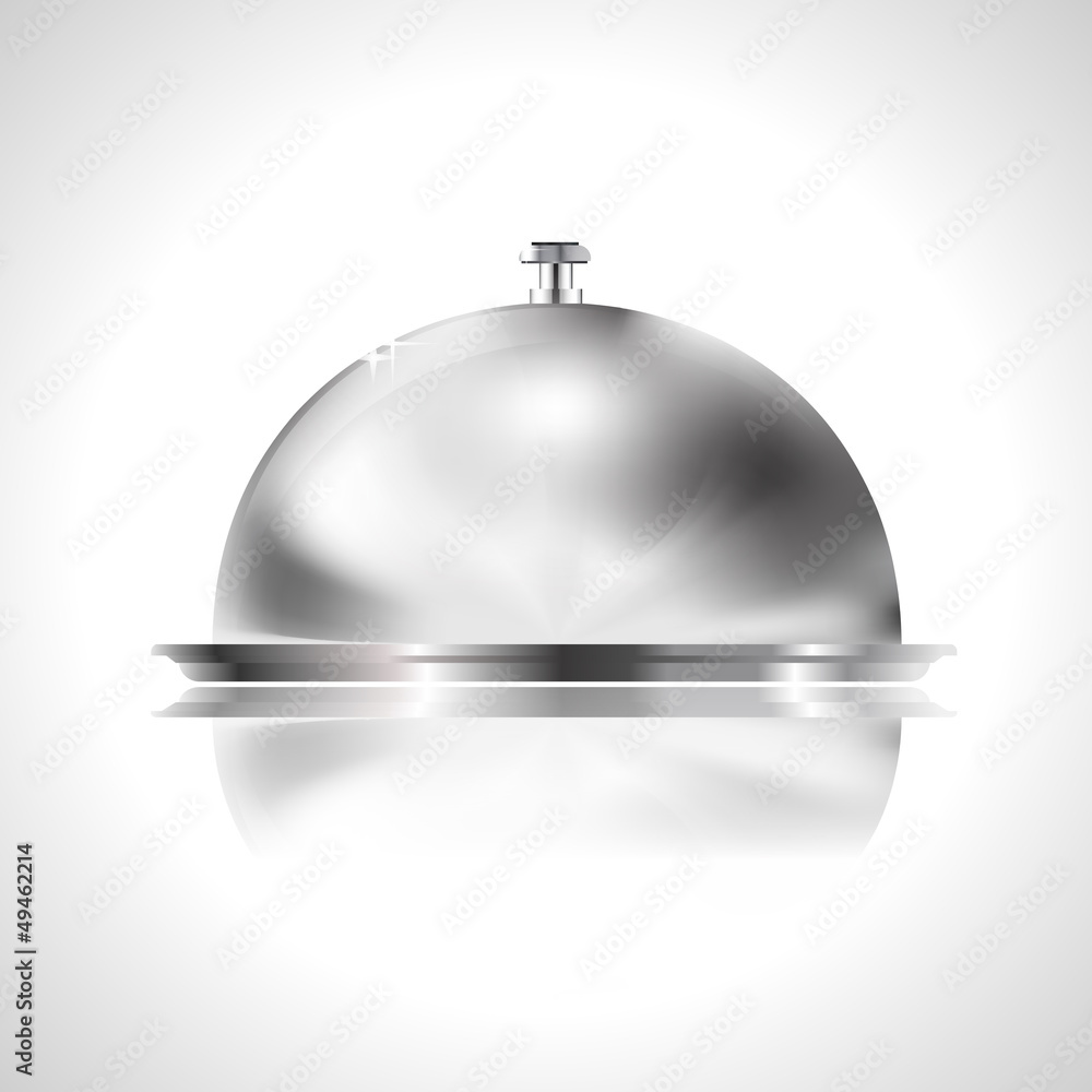 Obraz premium tray as restaurant icon