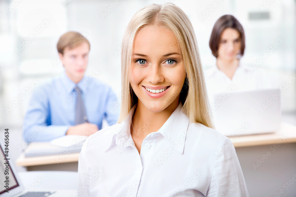 Fototapeta premium Young businesswoman