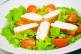 salad with chicken and vegetables