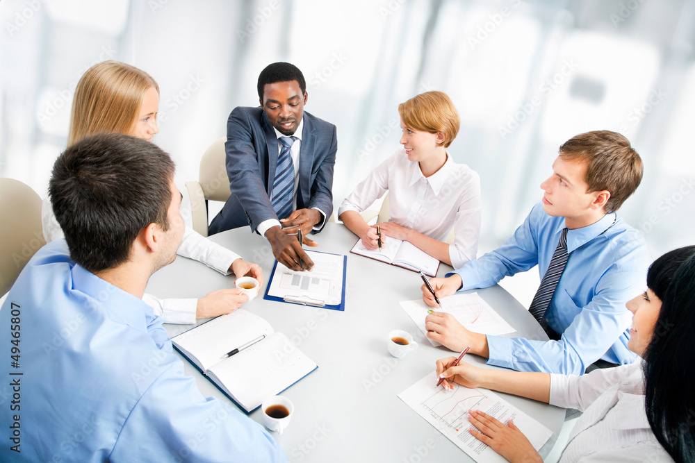 Group of happy business people Group of happy business people