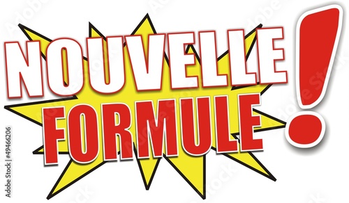 étiquette nouvelle formule