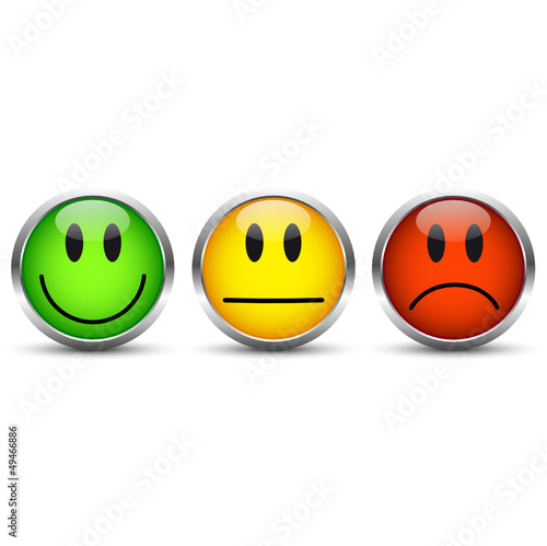 Smiley Button Set