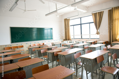 Empty classroom