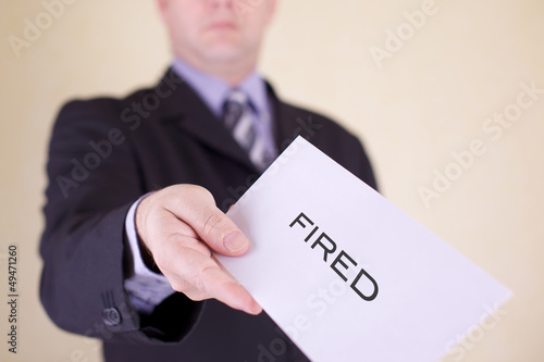 Photography fired  by the boss