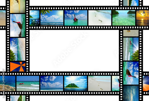 Wallpaper Mural Film strip with beautiful holiday pictures Torontodigital.ca