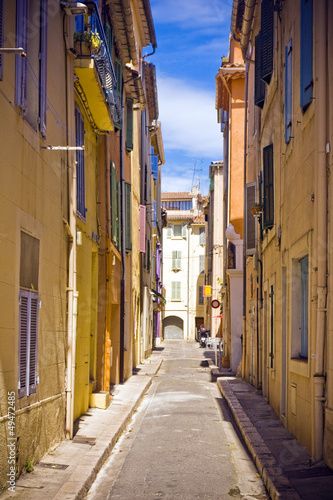 city centre of Aubagne, near Marseille, France