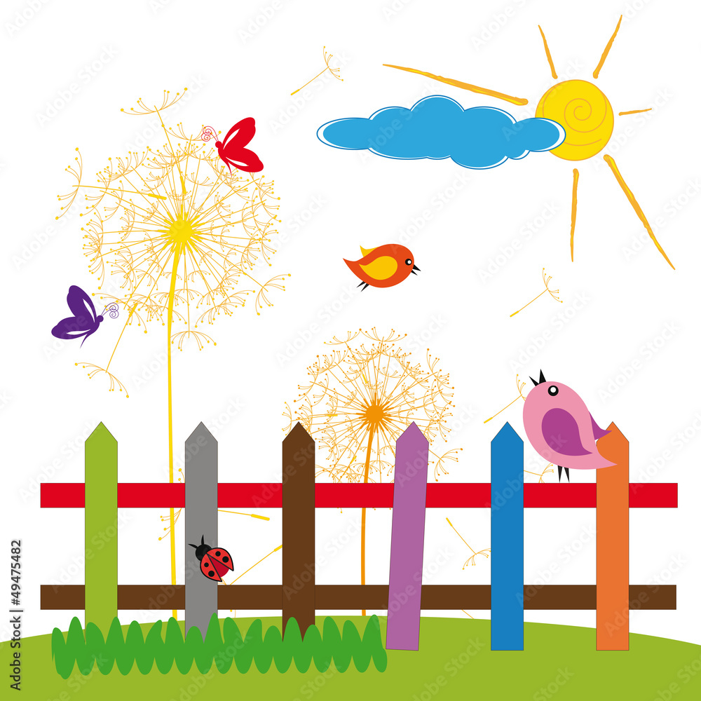 Kids nature Stock Vector | Adobe Stock