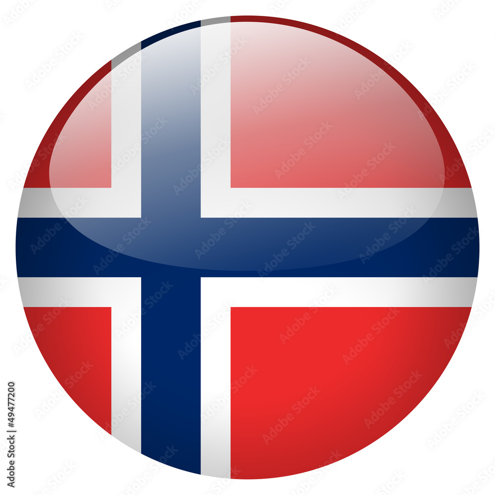 Norway flag button Norway flag button