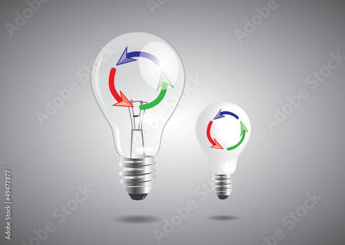 Two lightbulbs