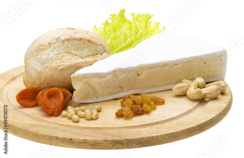 piece of Brie cheese