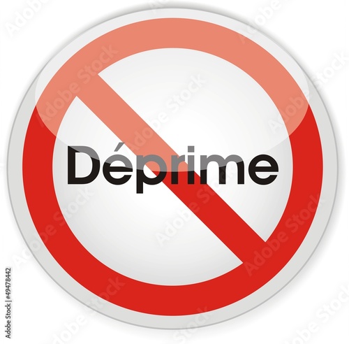 panneau déprime