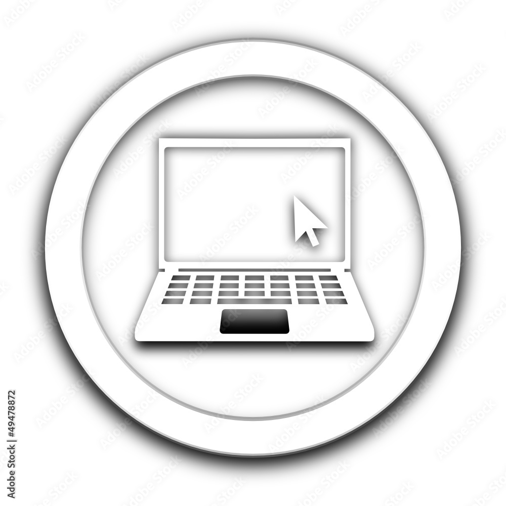 ordinateur portable vignette blanche ordinateur portable vignette blanche