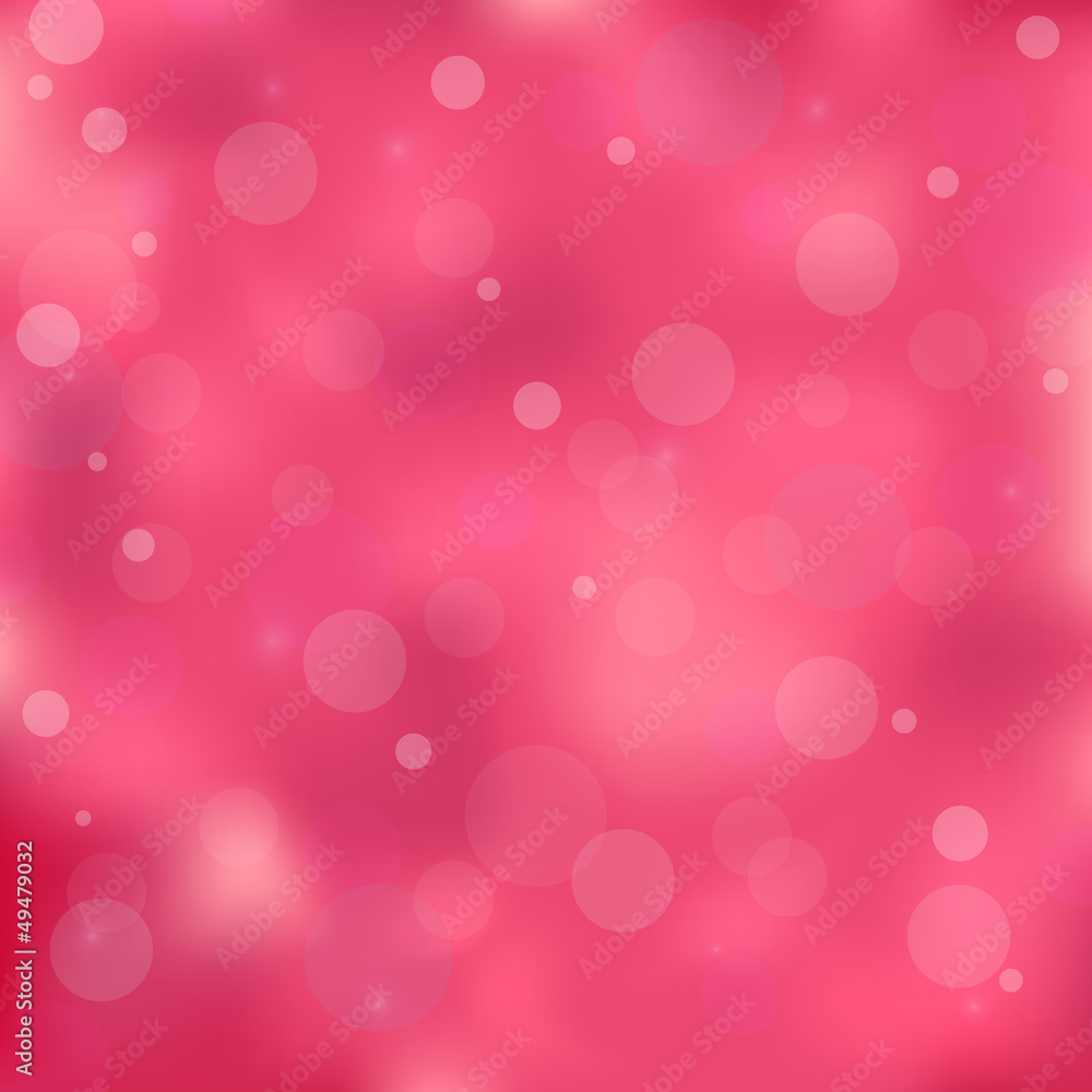 Pink bokeh light background