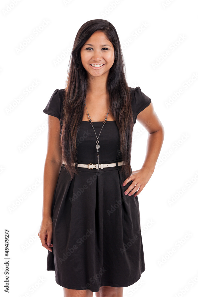 Young Malaysian Businesswoman portrait isolated Young Malaysian Businesswoman portrait isolated