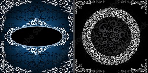 ornamented stylish backgrounds, eps8 format vector