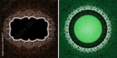ornamented vintage backgrounds, eps8 vector