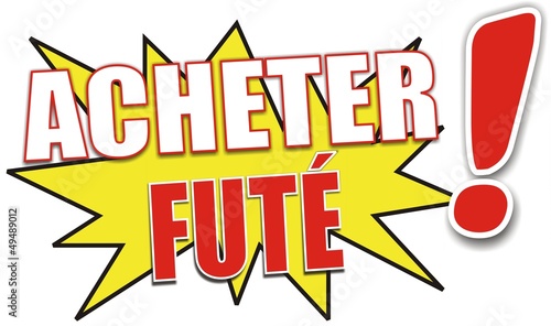 étiquette acheter futé