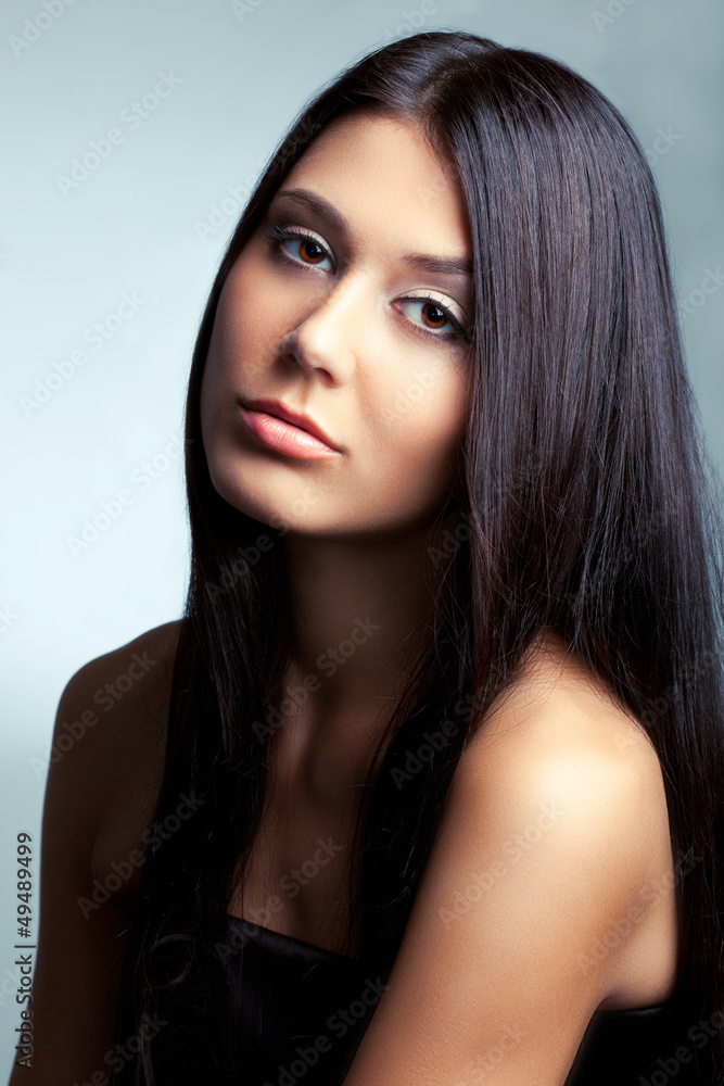 Naklejka premium piękny portret kobiety