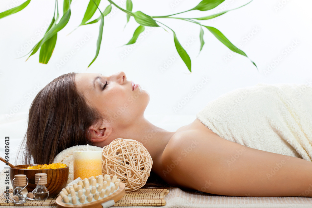 Obraz premium woman in a spa