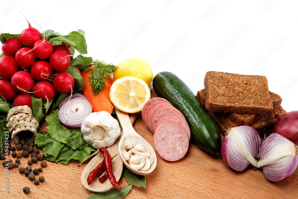 Healthy food. Fresh vegetables and fruits on a wooden table. Healthy food. Fresh vegetables and fruits on a wooden table.