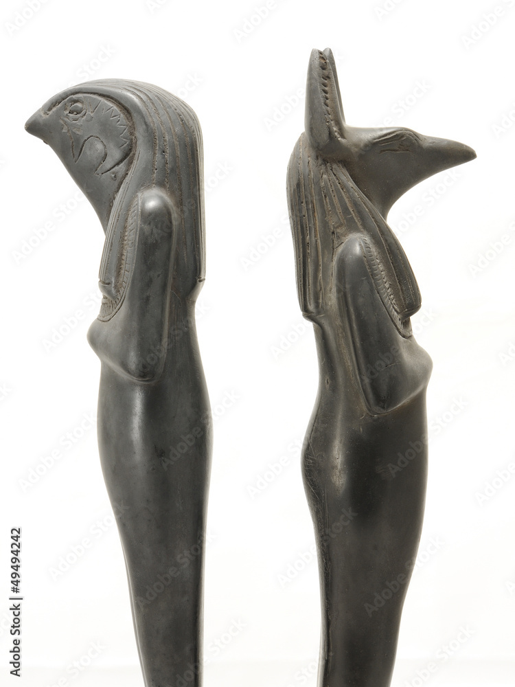 Ταπετσαρία Egyptian sculptures of gods, Horus and Anubis