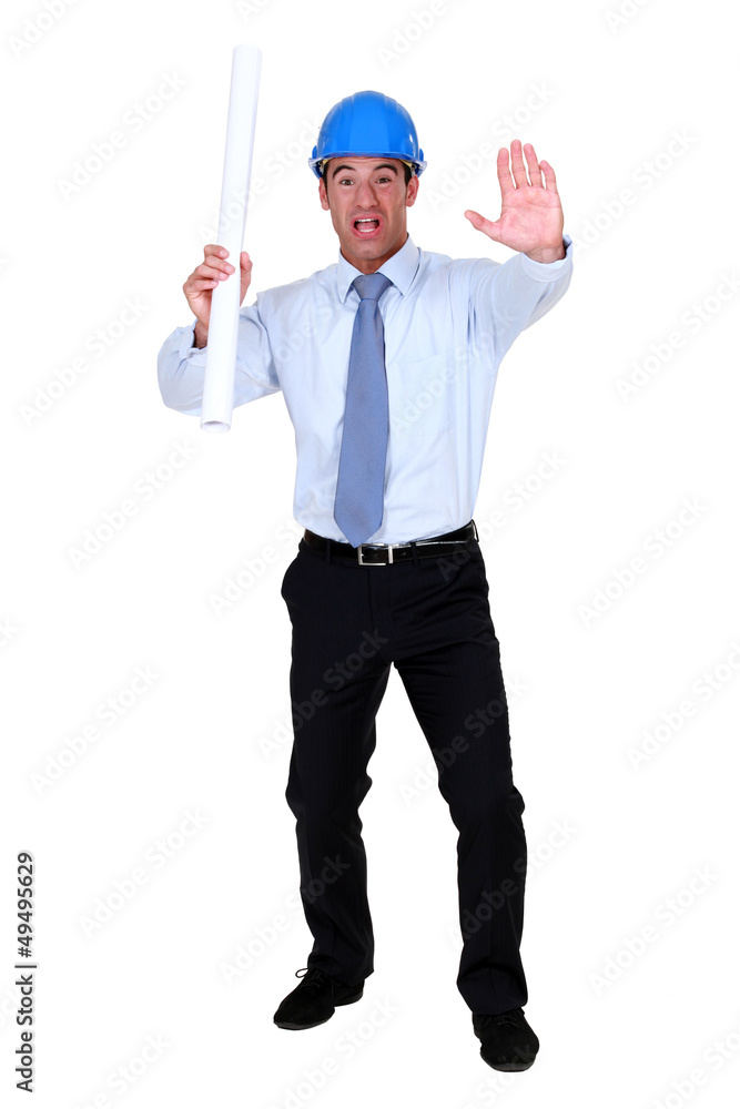 Panicked architect Panicked architect