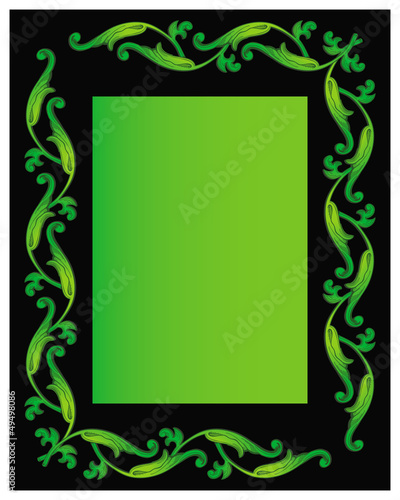 live ornamental frame