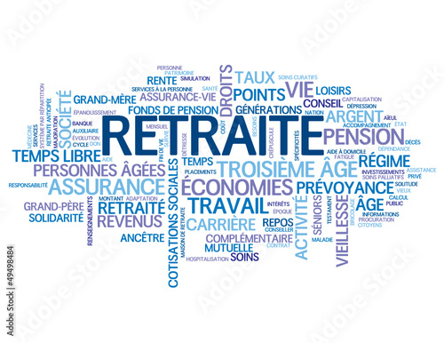 Nuage de Tags "RETRAITE" (argent revenus travail âge vieillesse)