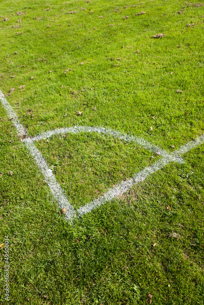 Football Pitch Corner Markings
