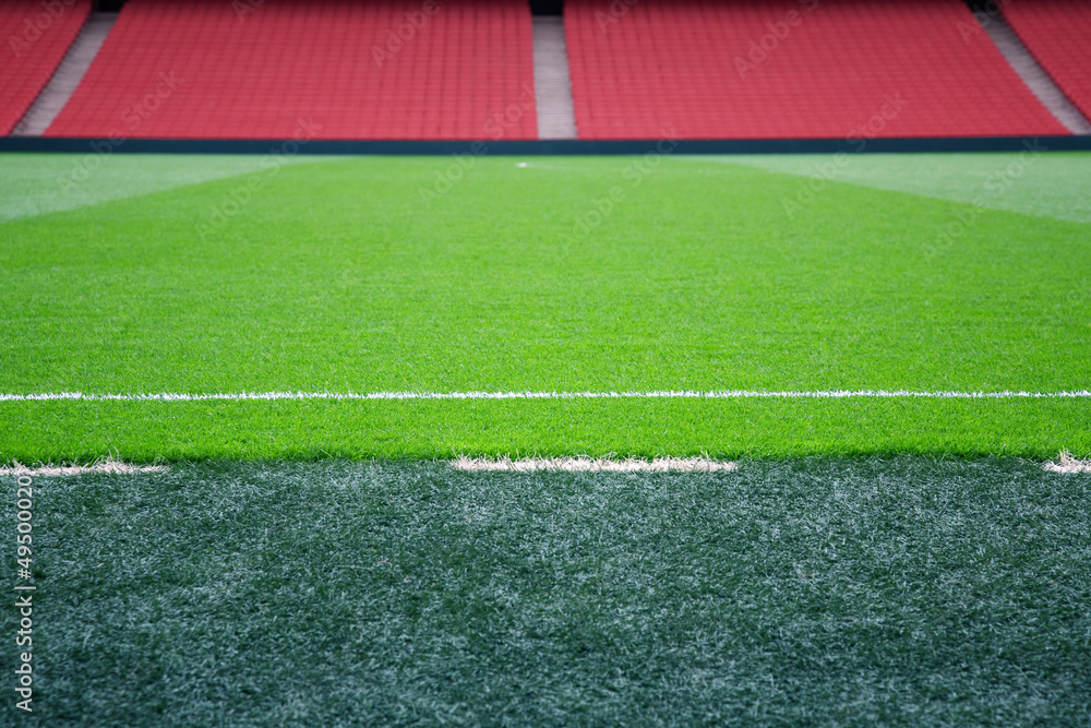 Naklejka premium Pitch side