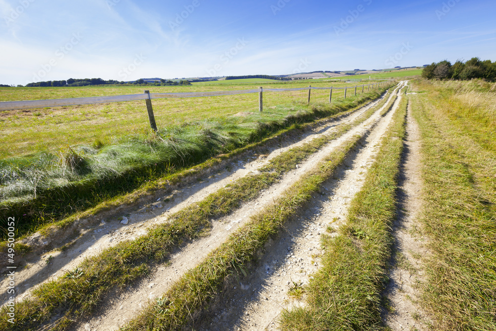 Ridgeway Path on Marlborough Downs Ridgeway Path on Marlborough Downs