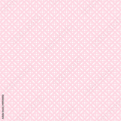 Seamless Pattern Dots Retro Rose