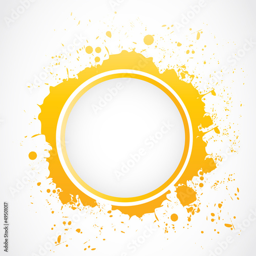 ink stain splash button