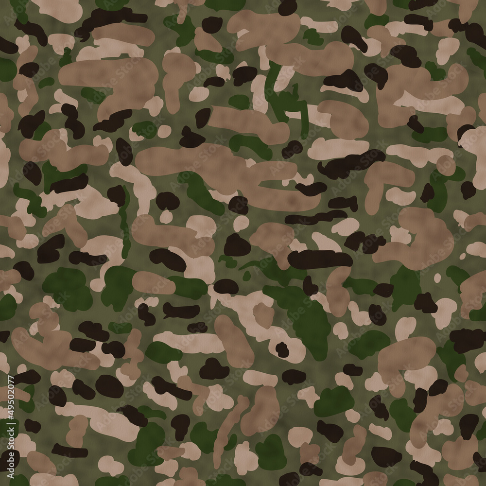 Fototapeta premium Camouflage Fabric Background