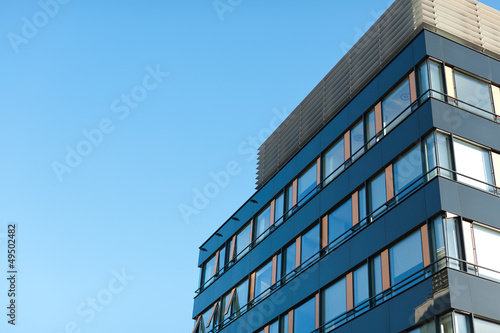 Administrative buildings with blue sky