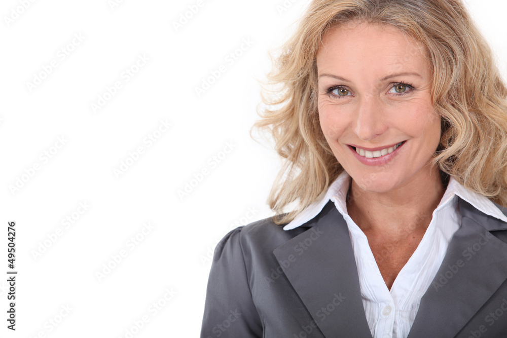 Portrait of a smiling mature woman Portrait of a smiling mature woman