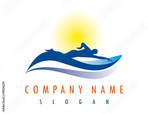 swimmer logo